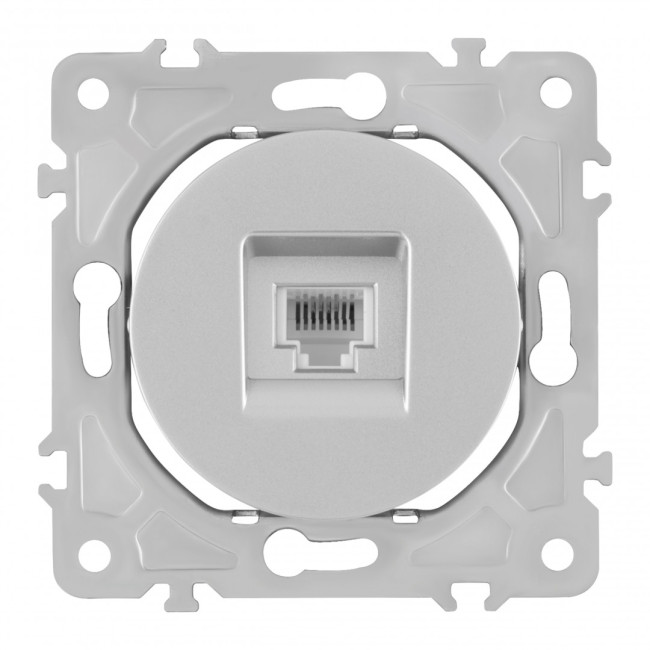 Розетка RJ45 Arte Milano 202.45-1.silver Розетка RJ45 Arte Milano 202.45-1.silver