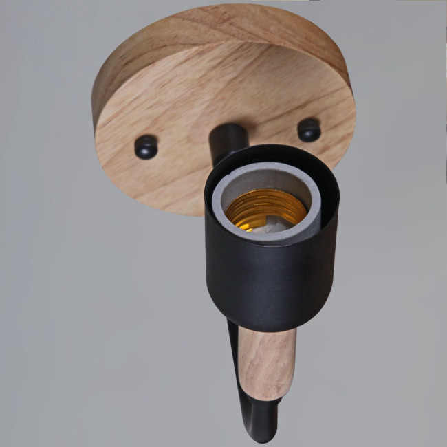 Бра Reluce 99960-0.2-01 BK+WOOD Бра Reluce 99960-0.2-01 BK+WOOD