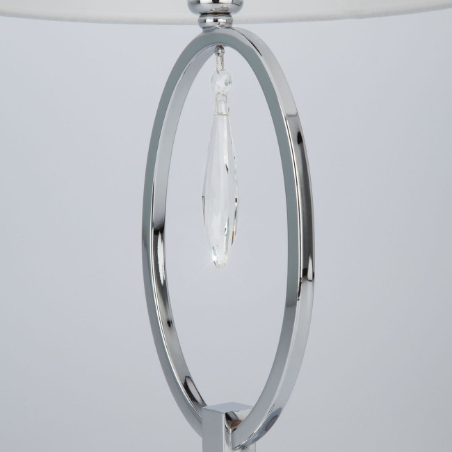 Настольная лампа Eurosvet Madera 01055/1 хром/прозрачный хрусталь Strotskis Настольная лампа Eurosvet Madera 01055/1 хром/прозрачный хрусталь Strotskis