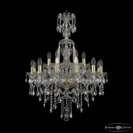 Подвесная люстра Bohemia Ivele Crystal 1415/12+6/220/XL-86 G