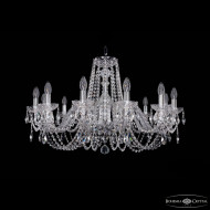 Подвесная люстра Bohemia Ivele Crystal 1402/12/300 Ni Подвесная люстра Bohemia Ivele Crystal 1402/12/300 Ni