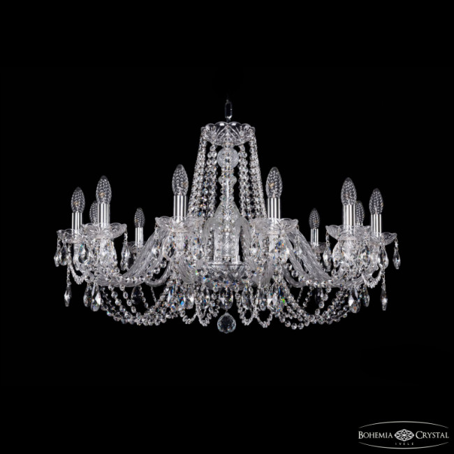 Подвесная люстра Bohemia Ivele Crystal 1402/12/300 Ni