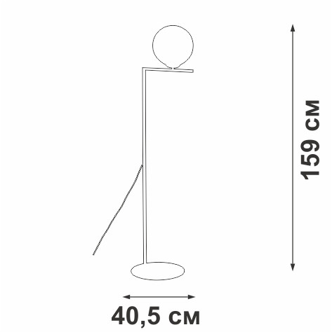 Торшер Vitaluce V3033-1/1P Торшер Vitaluce V3033-1/1P