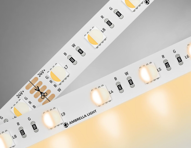 Светодиодная лента Ambrella Light LED Strip 24В 5050 10Вт/м RGBW+3000K 5м IP20 GS4401 Светодиодная лента Ambrella Light LED Strip 24В 5050 10Вт/м RGBW+3000K 5м IP20 GS4401