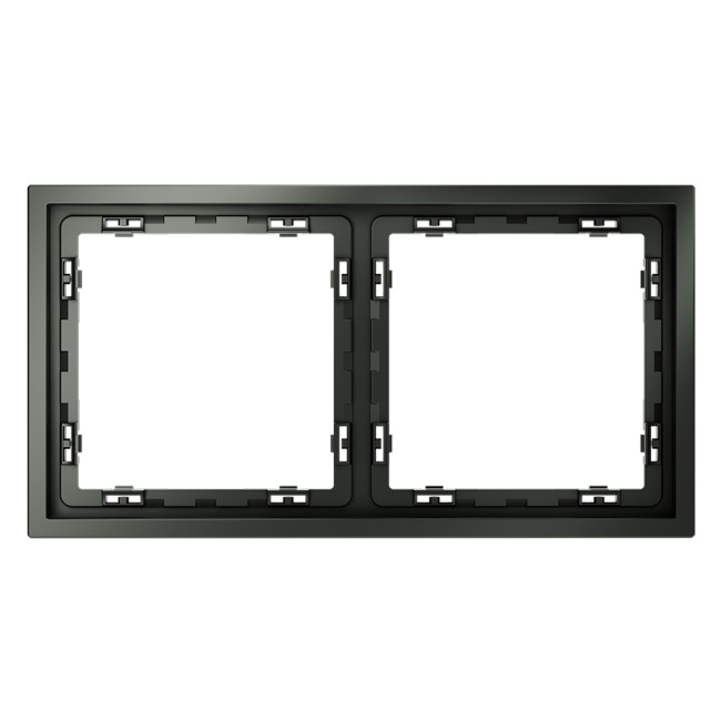 Рамка на 2 поста Voltum S70 VLS100206 (титан) Рамка на 2 поста Voltum S70 VLS100206 (титан)