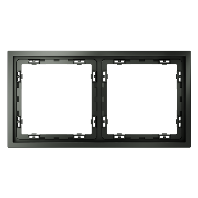 Рамка на 2 поста Voltum S70 VLS100206 (титан) Рамка на 2 поста Voltum S70 VLS100206 (титан)