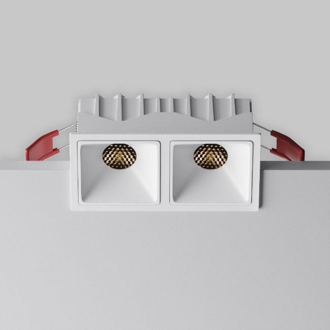 Встраиваемый светильник Maytoni Alfa Led Downlight DL043-02-10W3K-SQ-W-1 Встраиваемый светильник Maytoni Alfa Led Downlight DL043-02-10W3K-SQ-W-1