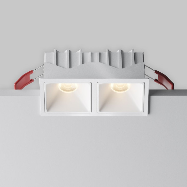 Встраиваемый светильник Maytoni Alfa Led Downlight DL043-02-10W3K-SQ-W-1 Встраиваемый светильник Maytoni Alfa Led Downlight DL043-02-10W3K-SQ-W-1