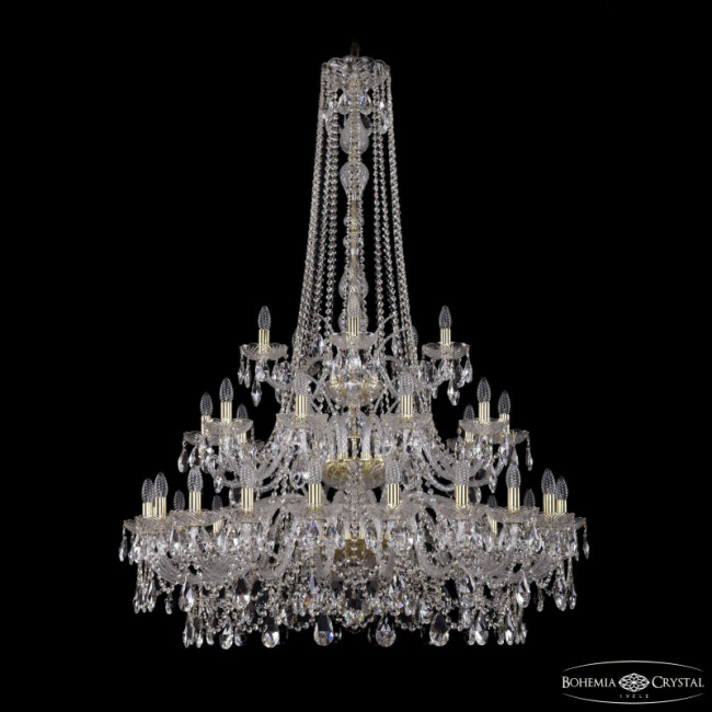 Подвесная люстра Bohemia Ivele Crystal 1411/20+10+5/400/h-158/3d G