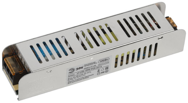 Блок питания Эра 100Вт DC24В 4.2A IP20 LP-LED-100W-IP20-24V-S Б0061130 Блок питания Эра 100Вт DC24В 4.2A IP20 LP-LED-100W-IP20-24V-S Б0061130