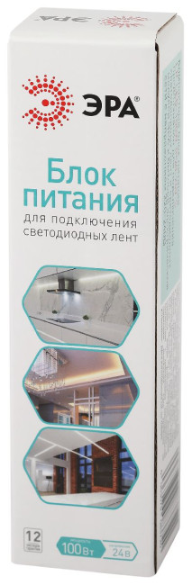 Блок питания Эра 100Вт DC24В 4.2A IP20 LP-LED-100W-IP20-24V-S Б0061130 Блок питания Эра 100Вт DC24В 4.2A IP20 LP-LED-100W-IP20-24V-S Б0061130