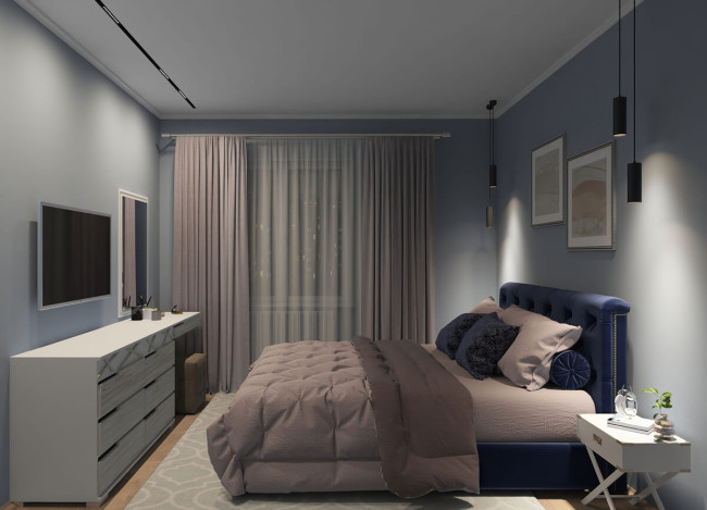 Трековый светодиодный светильник Denkirs DK8001-BK