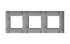 Рамка трехместная ELBI Moda Vox 611-050212-227 Рамка трехместная ELBI Moda Vox 611-050212-227