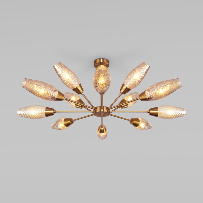 Потолочная люстра Eurosvet Thalia 60140/12 золото Потолочная люстра Eurosvet Thalia 60140/12 золото