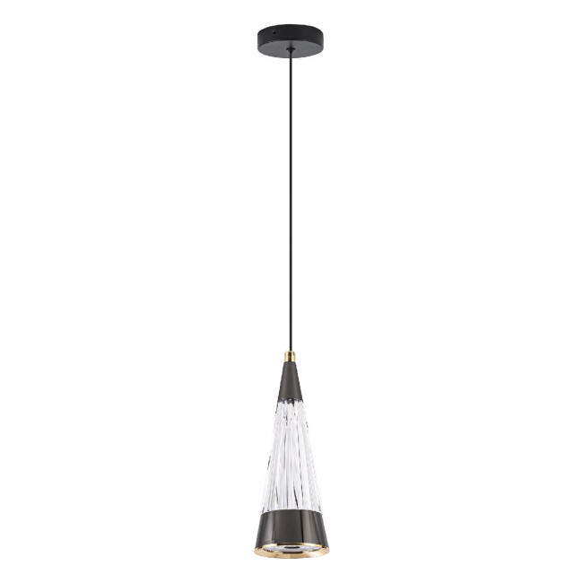 Подвесной светильник LED4U L7121-1 СR-BK Подвесной светильник LED4U L7121-1 СR-BK