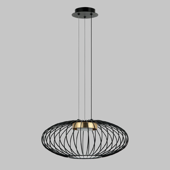 Подвесной светильник IMEX MD.23103-1-P-BK+BR Подвесной светильник IMEX MD.23103-1-P-BK+BR