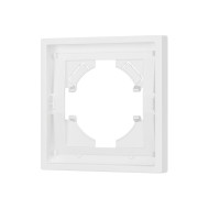 Рамка пластиковая на 1 пост Arlight FRM-TENDO-PL-1-WH 053835