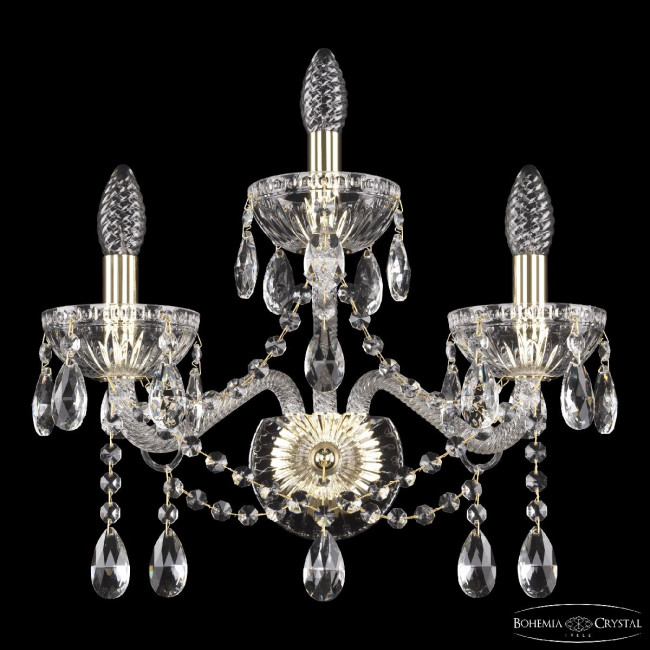 Бра Bohemia Ivele Crystal 5413B/2+1/165 G Clear/M-1G