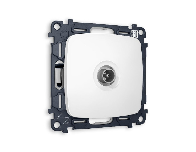 Комплект механизма TV розетки оконечной 50-870 MHz 1dB Ambrella Volt Omega MO133010