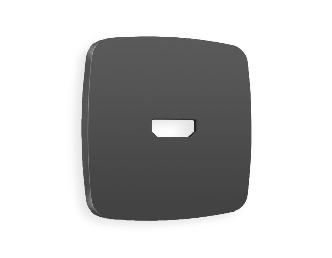 Лицевая панель для HDMI розетки Ambrella Volt Omega OP9140 Лицевая панель для HDMI розетки Ambrella Volt Omega OP9140