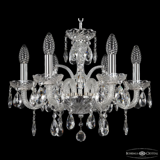 Подвесная люстра Bohemia Ivele Crystal 118/6/141 Ni Подвесная люстра Bohemia Ivele Crystal 118/6/141 Ni