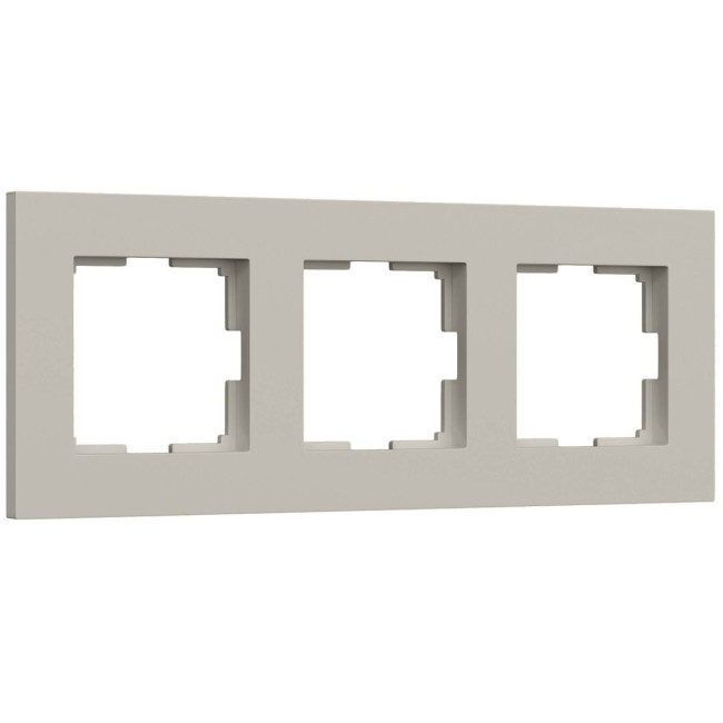 Рамка на 3 поста Werkel Slab (дымчатый софт) W0032917 4690389218439 a071626 Рамка на 3 поста Werkel Slab (дымчатый софт) W0032917 4690389218439 a071626