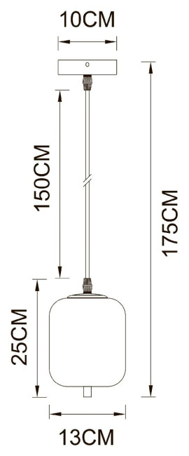 Подвесной светильник Arte Lamp Freddie A2234SP-1PB
