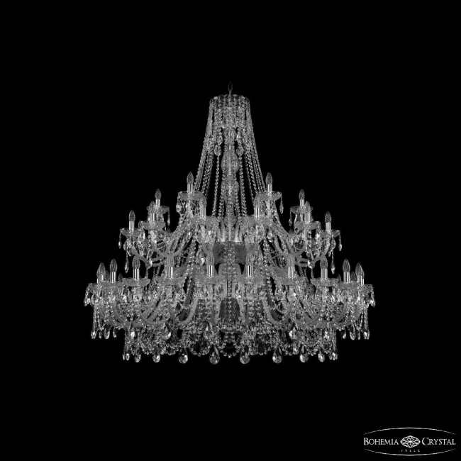 Подвесная люстра Bohemia Ivele Crystal 1411/24+12+6/530/2d Ni Подвесная люстра Bohemia Ivele Crystal 1411/24+12+6/530/2d Ni