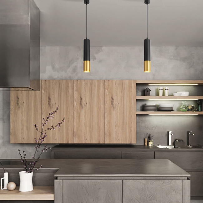 Подвесной светильник Eurosvet Tony DLN108 GU10 черный/золото Подвесной светильник Eurosvet Tony DLN108 GU10 черный/золото