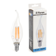 Лампа светодиодная Feron LB-718 Свеча на ветру E14 15W 6400K 38264 Лампа светодиодная Feron LB-718 Свеча на ветру E14 15W 6400K 38264