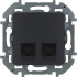 Розетка компьютерная двойная RJ45 Legrand Inspiria 673843 Розетка компьютерная двойная RJ45 Legrand Inspiria 673843