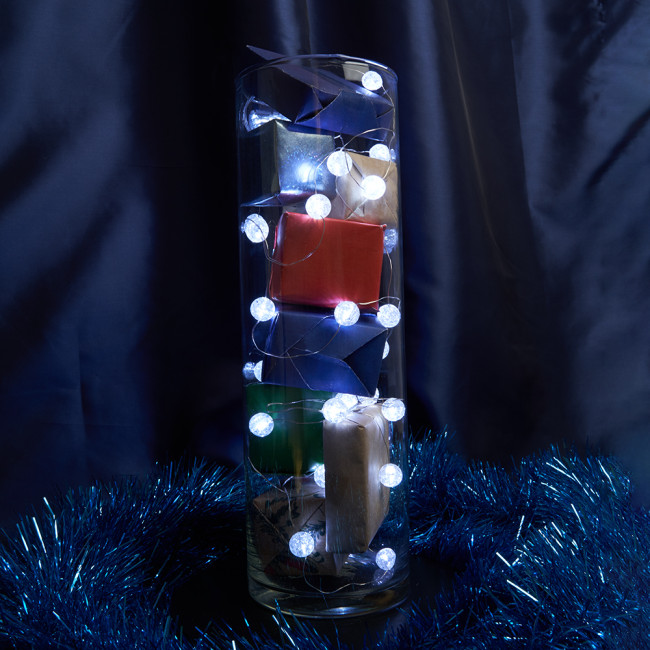 Светодиодная гирлянда линейная Лед шарики Feron CL565 48610 Светодиодная гирлянда линейная Лед шарики Feron CL565 48610