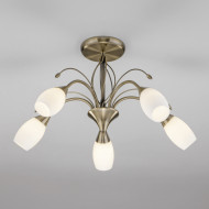 Потолочная люстра Eurosvet Ginevra 30280/5 античная бронза Потолочная люстра Eurosvet Ginevra 30280/5 античная бронза