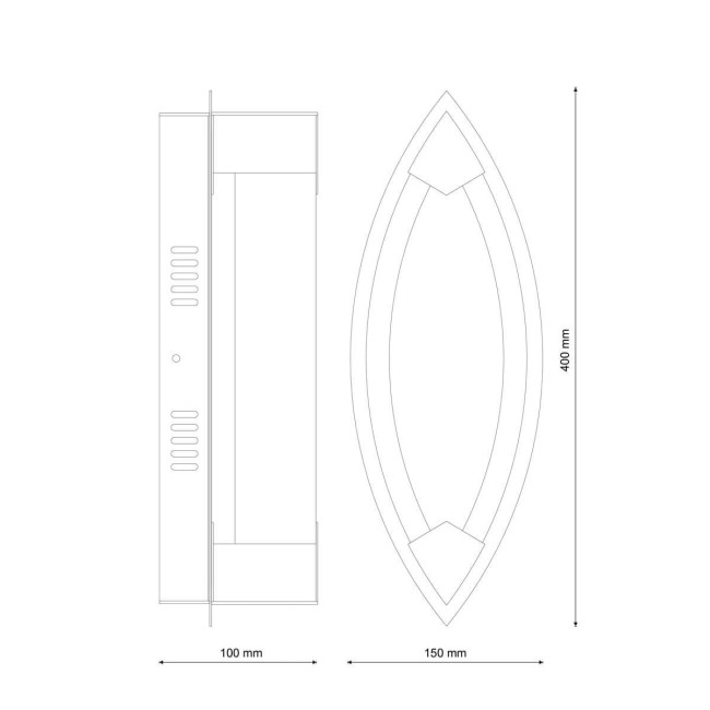 Настенный светильник Lucia Tucci Modena W172.1 Large LED400