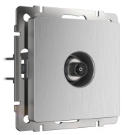 ТВ-розетка оконечная Werkel cеребряный рифленый W1183009 4690389159909 ТВ-розетка оконечная Werkel cеребряный рифленый W1183009 4690389159909