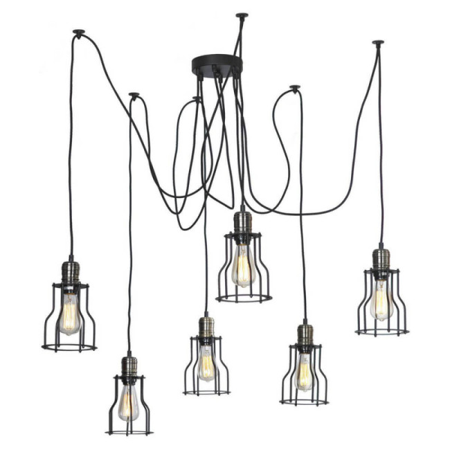Подвесная люстра Lussole Loft IV LSP-9310 Подвесная люстра Lussole Loft IV LSP-9310