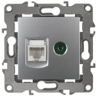 Розетка комбинированная RJ45+TV Эра 12-3110-03 Б0027443