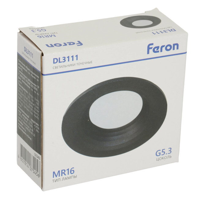 Встраиваемый светильник Feron DL3111 51343 Встраиваемый светильник Feron DL3111 51343