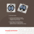Розетка двойная RJ45 Arte Milano 203.45-2.shampan Розетка двойная RJ45 Arte Milano 203.45-2.shampan