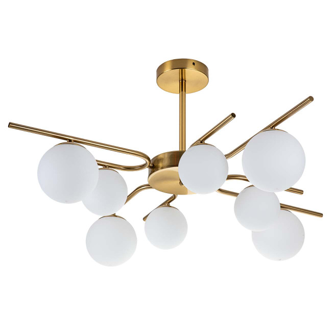 Люстра на штанге Escada Sphere 642/8P Brass