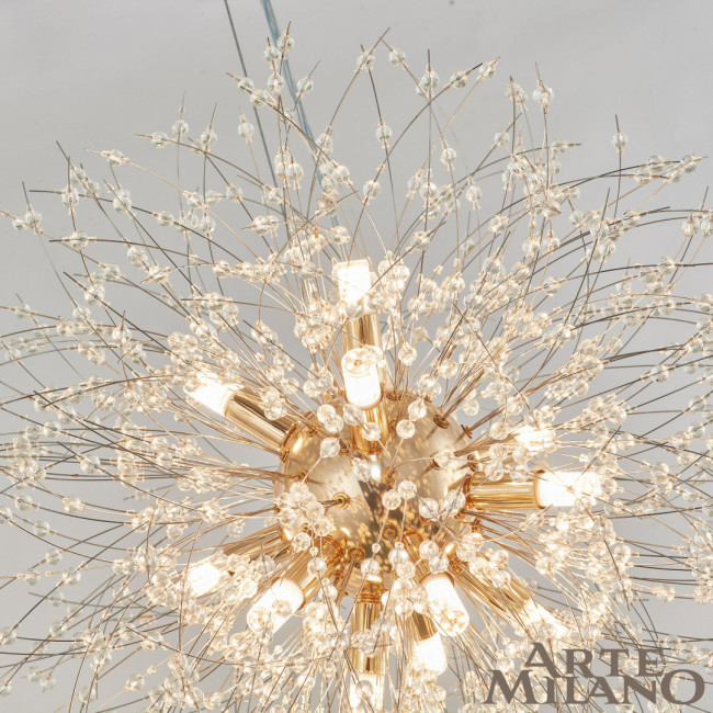 Подвесная люстра Arte Milano 74398.D500.H550.G9.12 G Подвесная люстра Arte Milano 74398.D500.H550.G9.12 G