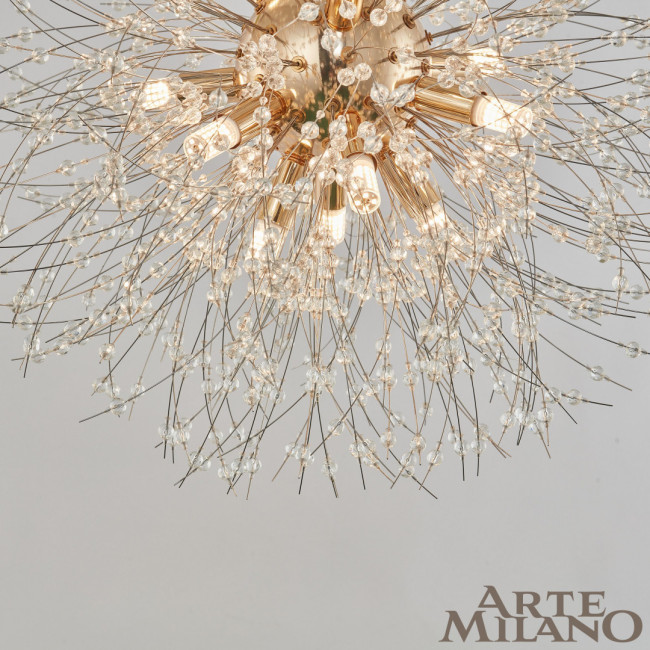 Подвесная люстра Arte Milano 74398.D500.H550.G9.12 G Подвесная люстра Arte Milano 74398.D500.H550.G9.12 G