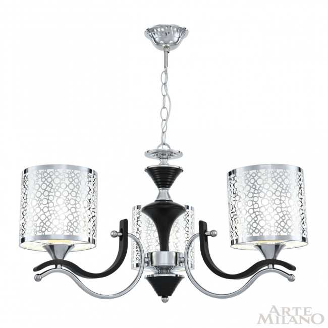 Подвесная люстра Arte Milano Florentia-6787 306787/3 Bk/Ni