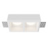 Встраиваемый светильник Maytoni Technical Gyps Modern DL131-GU10-02-W Встраиваемый светильник Maytoni Technical Gyps Modern DL131-GU10-02-W