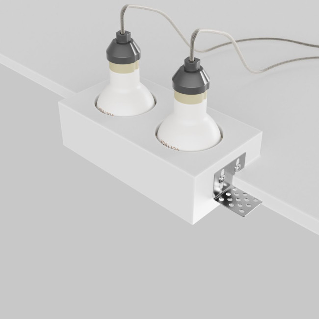Встраиваемый светильник Maytoni Technical Gyps Modern DL131-GU10-02-W Встраиваемый светильник Maytoni Technical Gyps Modern DL131-GU10-02-W