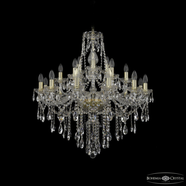 Подвесная люстра Bohemia Ivele Crystal 1415/12+6+3/300 G