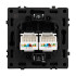 Механизм сдвоенной компьютерной розетки Arlight SCT-NOBE-MPC2-SFPL-GR (RJ-45, CAT6) 054315