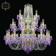 Подвесная люстра Art Classic 11.24.16+8+4.300.3d.Gd.V7010