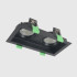 Встраиваемый светильник Crystal Lux CLT 068C2 BL Встраиваемый светильник Crystal Lux CLT 068C2 BL