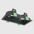 Встраиваемый светильник Crystal Lux CLT 068C2 BL Встраиваемый светильник Crystal Lux CLT 068C2 BL